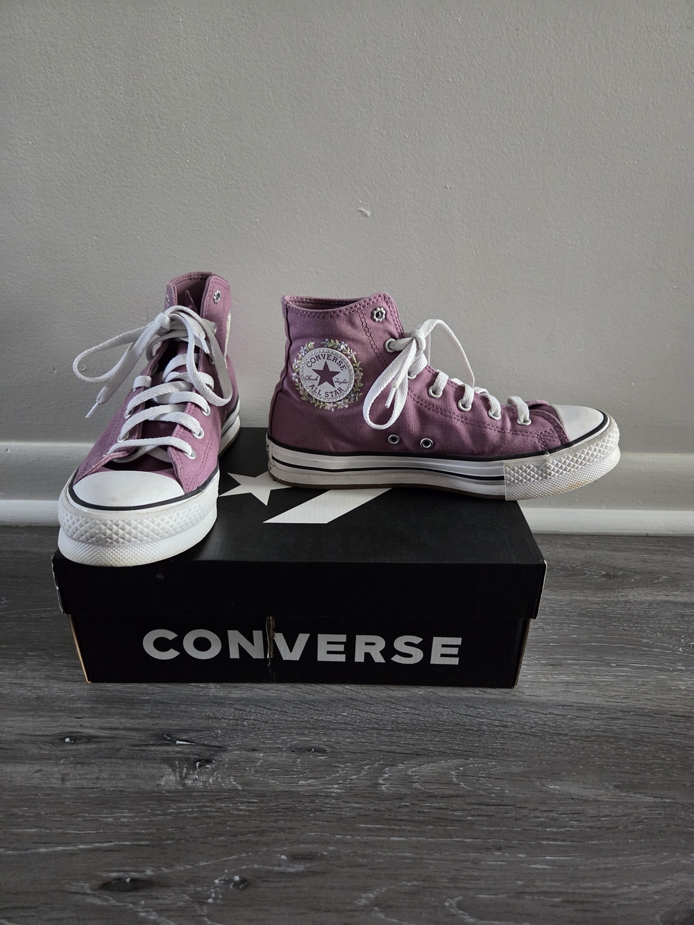 Converse All Star High Top Sneakers - Mauve Pink